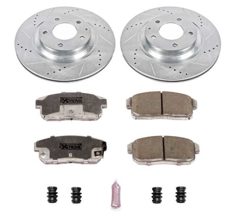 Power Stop 04-11 Mazda RX-8 Rear Z26 Street Warrior Brake Kit