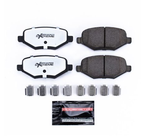 Power Stop 11-13 Ford Edge Rear Z36 Truck & Tow Brake Pads w/Hardware