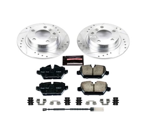 Power Stop 11-16 Mini Cooper Countryman Rear Z23 Evolution Sport Brake Kit