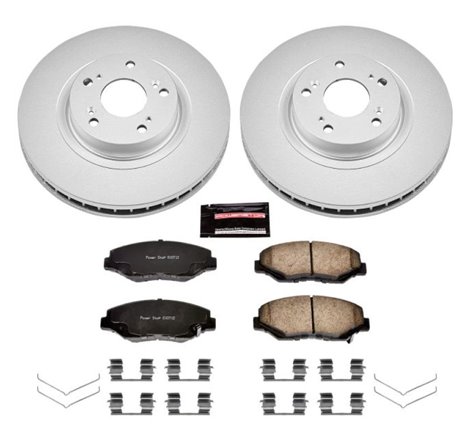 Power Stop 13-15 Acura ILX Front Z17 Evolution Geomet Coated Brake Kit