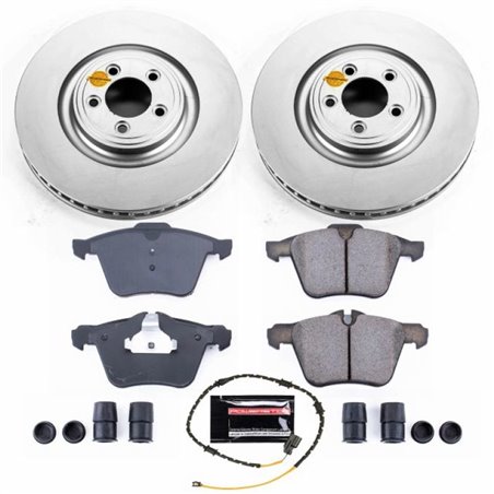 Power Stop 2018 Jaguar XJ Front Z23 Evolution Sport Coated Brake Kit