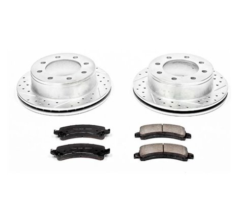 Power Stop 06-17 Chevrolet Express 2500 Rear Z23 Evolution Sport Brake Kit