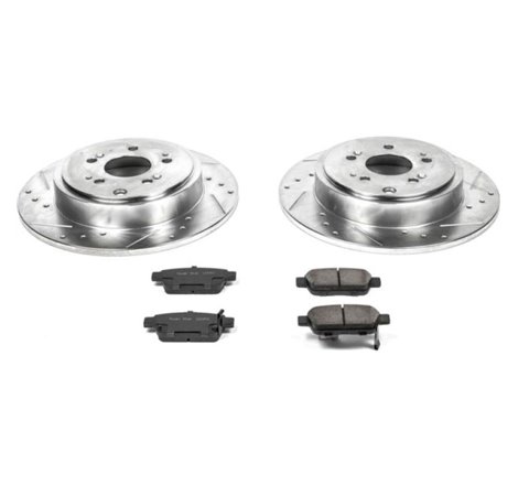 Power Stop 06-14 Honda Ridgeline Rear Z23 Evolution Sport Brake Kit