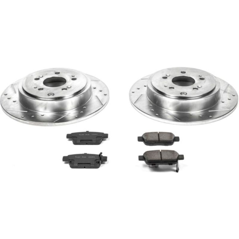 Power Stop 06-14 Honda Ridgeline Rear Z23 Evolution Sport Brake Kit