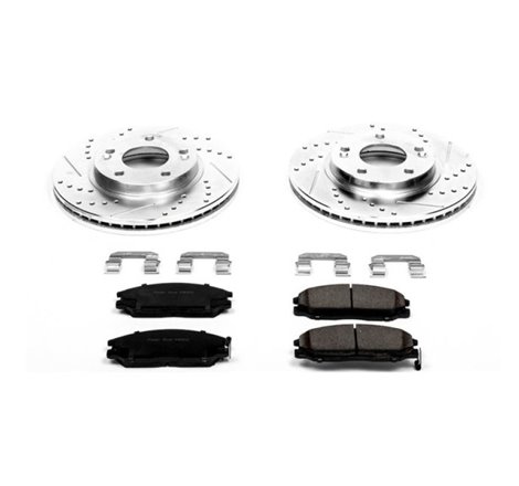 Power Stop 01-05 Hyundai Santa Fe Front Z23 Evolution Sport Brake Kit