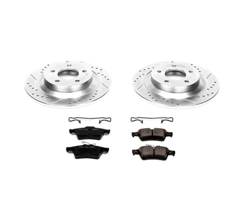 Power Stop 08-10 Mazda 5 Rear Z23 Evolution Sport Brake Kit