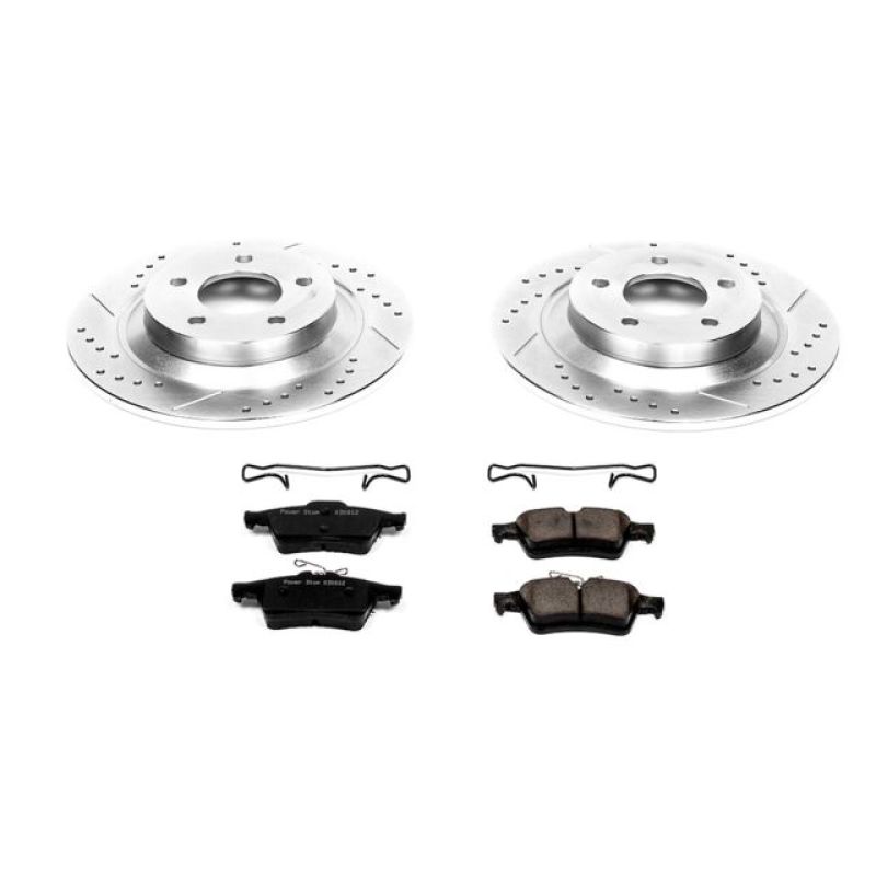 Power Stop 08-10 Mazda 5 Rear Z23 Evolution Sport Brake Kit