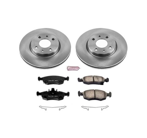 Power Stop 12-18 Fiat 500 Front Autospecialty Brake Kit