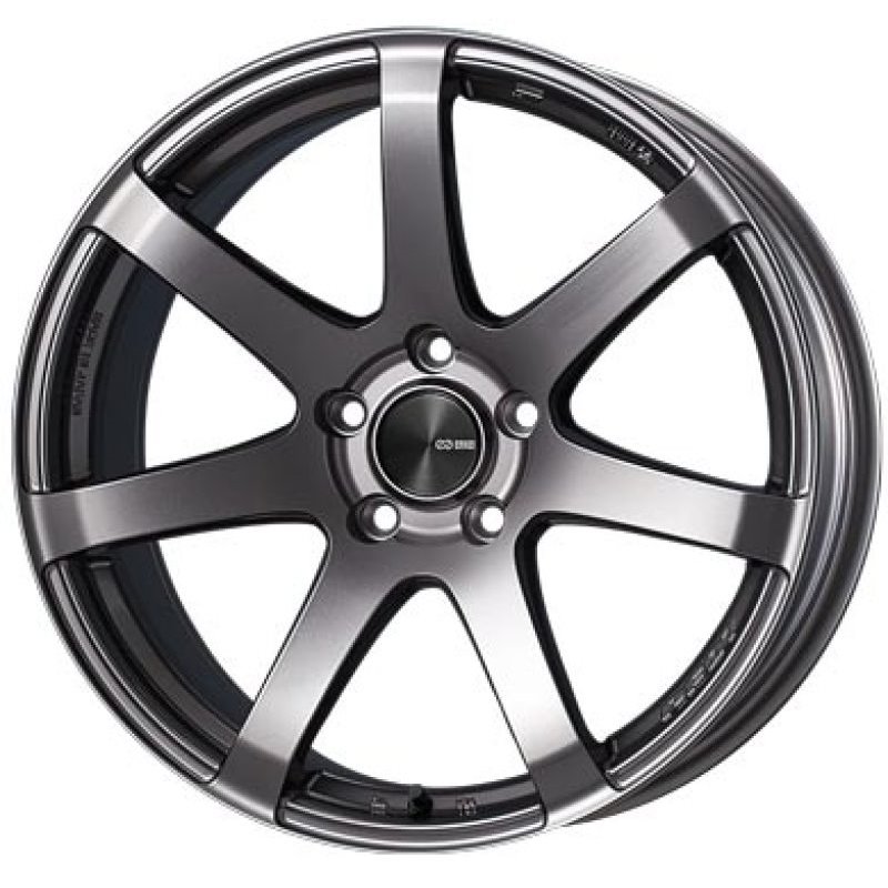 Enkei PF07 18x8 5x100 45mm Offset 75mm Bore Dark Silver Wheel