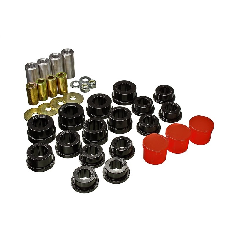 Energy Suspension 93-98 Toyota Supra Front Control Arm Bushing Set - Black