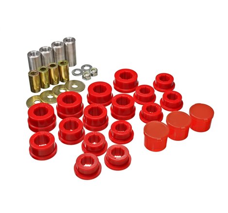 Energy Suspension 93-98 Toyota Supra Front Control Arm Bushing Set - Red