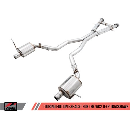 AWE Tuning 2020 Jeep Grand Cherokee SRT/Trackhawk Touring Edition Exhaust - Use w/Stock Tips