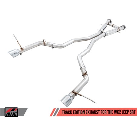 AWE Tuning 2020 Jeep Grand Cherokee SRT Track Edition Exhaust - Chrome Silver Tips