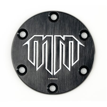 NRG Mad Mike Logo Engraved Horn Delete- Black