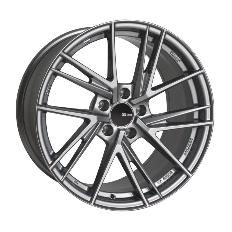 Enkei TD5 17x8 5x114.3 35mm Offset 72.6mm Bore Storm Gray Wheel