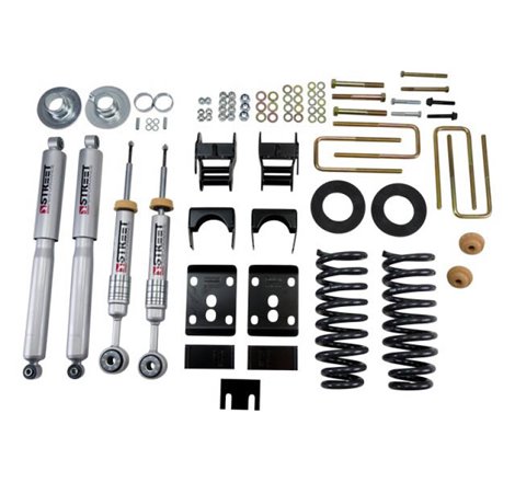 Belltech 09-13 Ford F150 Std Cab Short Bed 2in. or 3in. F/4in. R drop w/ SP Shocks Lowering Kits