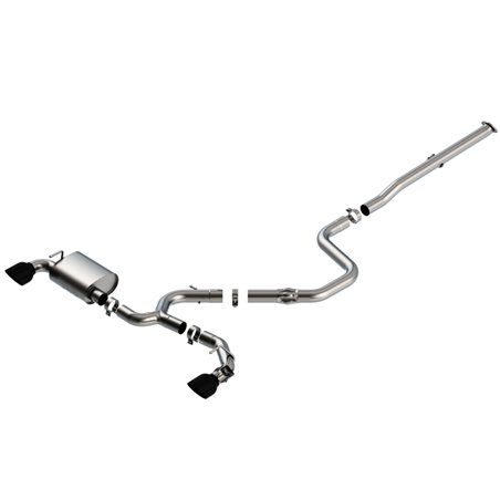 Borla 19-20 Hyundai Veloster N 2.0L I4 MT FWD 2DR 3in ATAK CatBack Exhaust w/ Black Chrome Tips