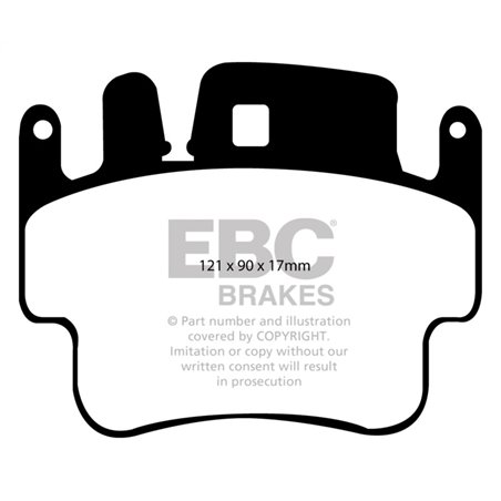 EBC 98-05 Porsche 911 (996) (Cast Iron Rotor only) 3.4 Carrera 2 Bluestuff Front Brake Pads