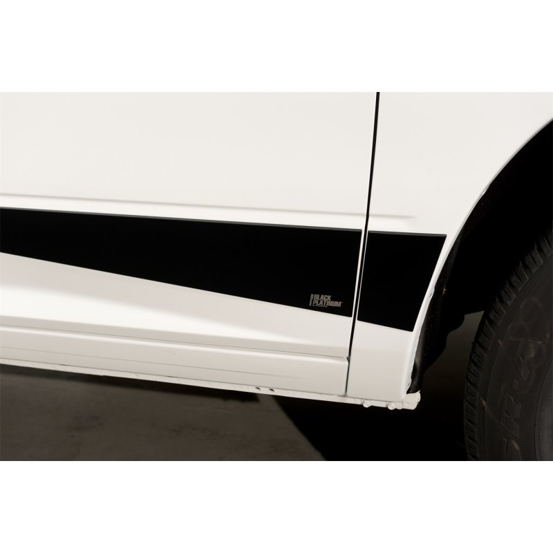 Putco 10-18 RAM 2500 Crew Cab 5.7ft- 5.5in Wide w/o Factory Flares 12pcs Blk Platinum Rocker Panels