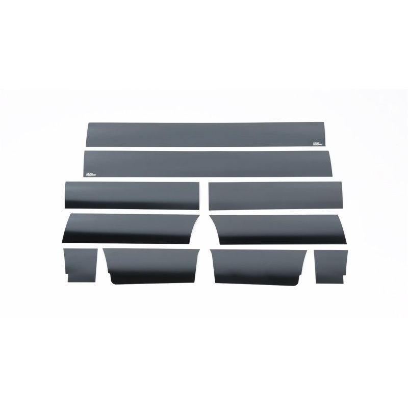 Putco 09-14 Ford F-150 Super Cab 6.5 (w/o Factory Fender Flares) Blk Platinum Rocker Panels - 10pcs