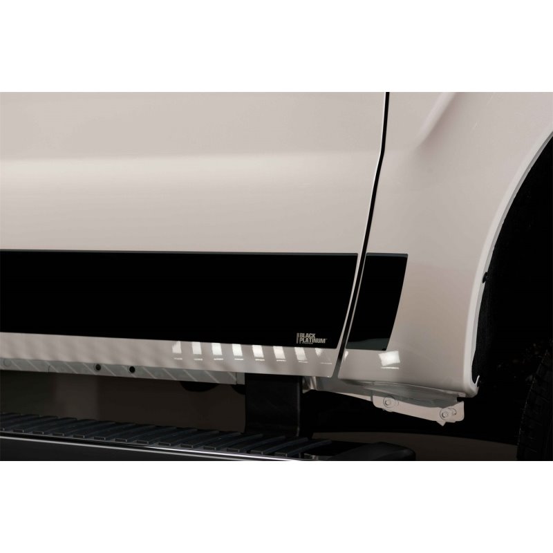 Putco 11-16 Ford SuperDuty - Crew Cab 6.5ft - (12pcs - 6.25in Wide) Black Platinum Rocker Panels