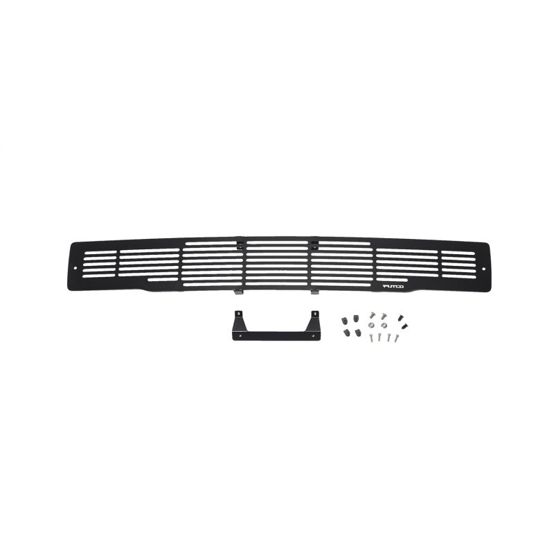 Putco 15-17 Ford F-150 - Stainless Steel Black Bar Design Bumper Grille Inserts