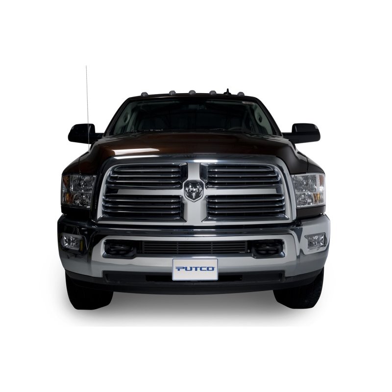 Putco 11-19 Ram HD - Stainless Steel - Bar Style Bumper Grille (BLACK) Bumper Grille Inserts