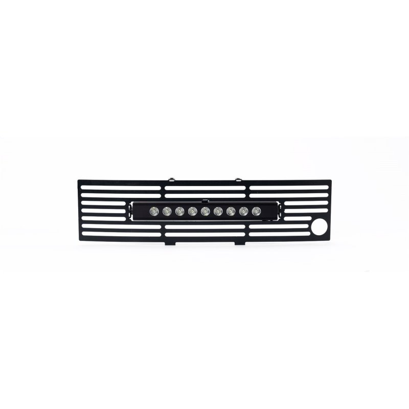 Putco 11-14 Ford F-150 EcoBoost SS Blk Bar Bumper Grille Insert w/ 10in Luminix Light Bar