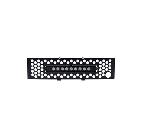 Putco 11-14 Ford F-150 EcoBoost SS Black Punch Bumper Grille Insert w/ 10in Luminix Light Bar