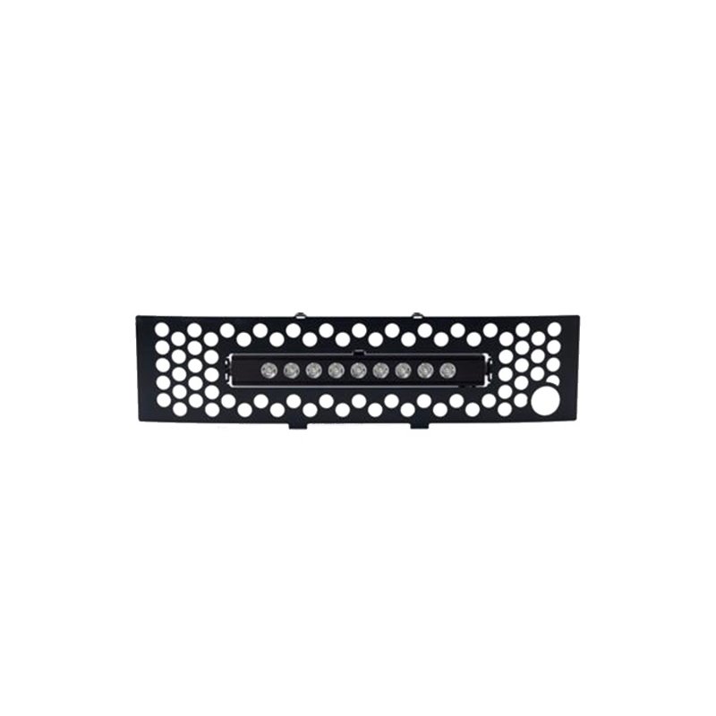 Putco 11-14 Ford F-150 EcoBoost SS Black Punch Bumper Grille Insert w/ 10in Luminix Light Bar