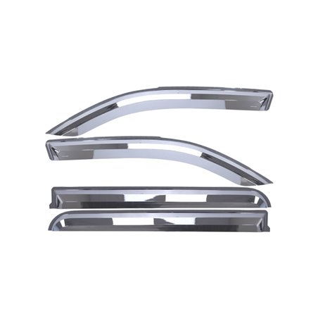 Putco 19-20 Ram 1500 - Quad Cab (Set of 4) Element Chrome Window Visors