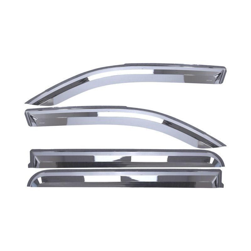 Putco 19-20 Ram 1500 - Crew Cab (Set of 4) Element Chrome Window Visors