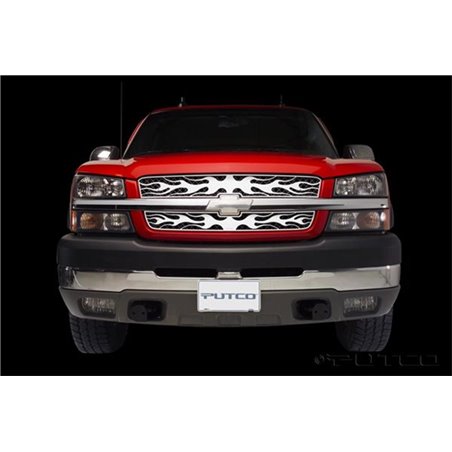 Putco 03-06 Chevrolet Avalanche w/o Body Cladding Flaming Inferno Stainless Steel Grille