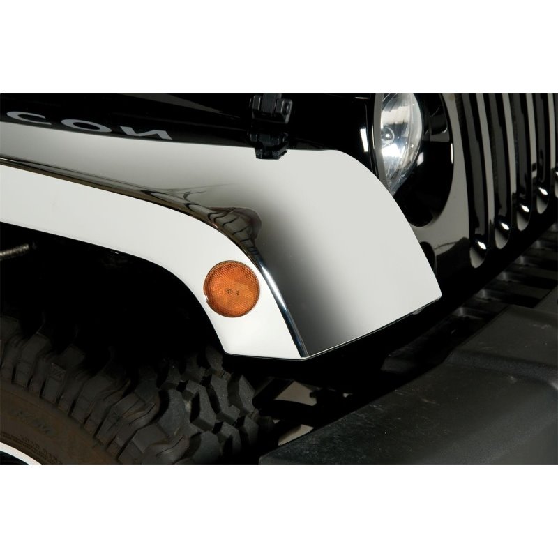 Putco 07-18 Jeep Wrangler Chrome ABS Fender Flares