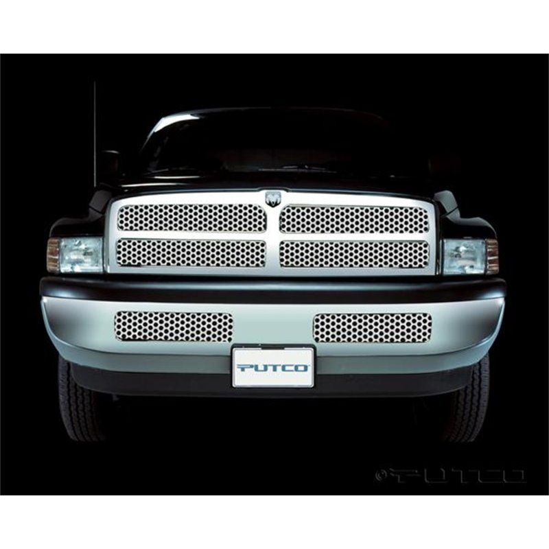 Putco 94-02 Ram 2500/3500 (Except Sport) Punch Stainless Steel Grilles