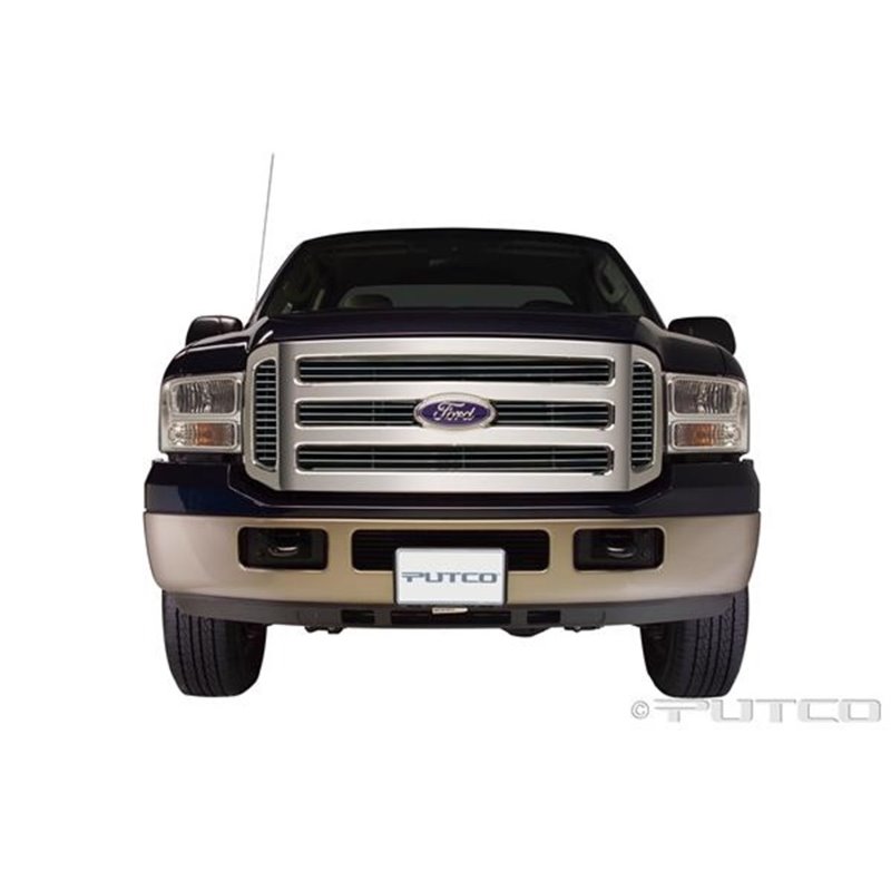 Putco 05-07 Ford SuperDuty - Incl Side Vents Shadow Billet Grilles