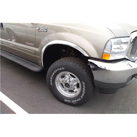 Putco 99-07 Ford SuperDuty Pickup - Full Stainless Steel Fender Trim