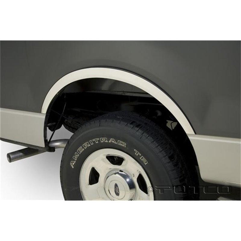 Putco 04-14 Ford F-150 (Excl Heritage) Reg/Ex Cab w/o Factory Flares SS Fender Trim - Half