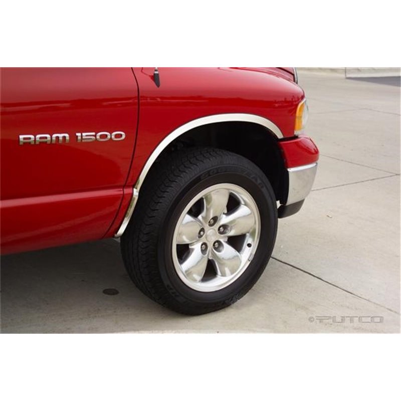 Putco 03-09 RAM 2500/3500 - Full Stainless Steel Fender Trim