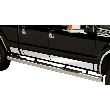 Putco 17-20 Ford SuperDuty SuperCrew - 6.5ft Bed Stainless Steel Rocker Panels