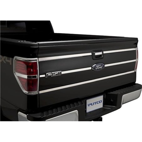 Putco 09-14 Ford F-150 - SS Tailgate Accent - 6pcs (3 Horizontal Lines) Tailgate Accents