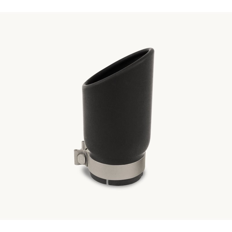 Go Rhino Exhaust Tip - Black - ID 4in x L 10in x OD 5in