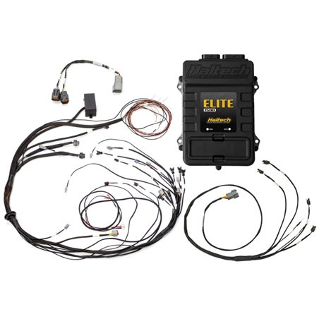 Haltech Elite 1500 Terminated Harness ECU Kit w/ Square EV1 Injector Connectors