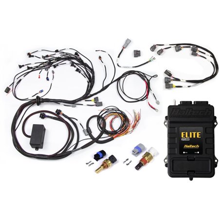 Haltech Elite 2500 Terminated Engine Harness ECU Kit w/ Late Ignition