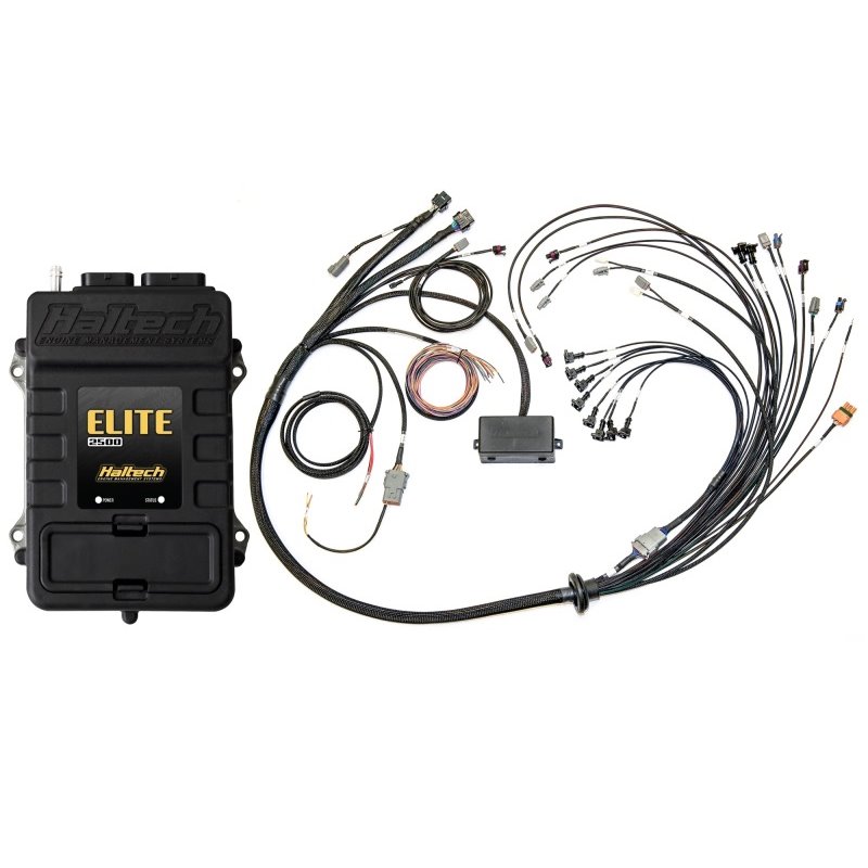 Haltech Elite 2500 Terminated Harness ECU Kit w/ EV1 Injector