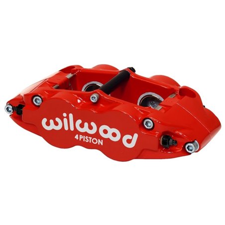 Wilwood Caliper-Narrow Superlite 4R - Red 1.12/1.12in Pistons 0.81in Disc