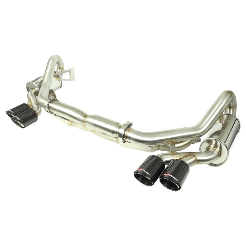 aFe MACHForce XP 12-16 Porsche 911 Carrera H6-3.8L SS-304 Cat-Back Exhaust w/Carbon Fiber Tips