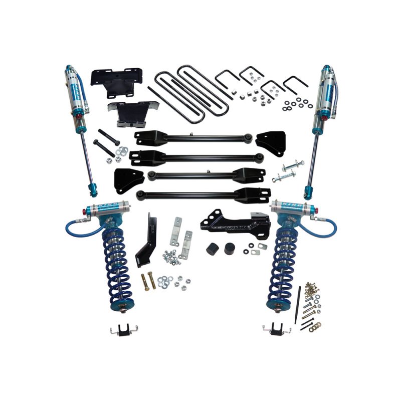 Superlift 17-19 Ford F-250 SD 4WD 4in Lift Kit w/4-Link King Front Coilovers/Rear Reservoir Shocks