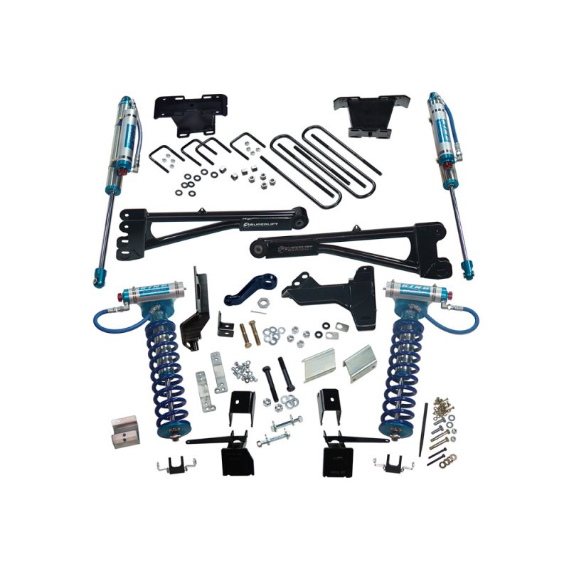 Superlift 17-19 Ford F-250 SD 4WD (Diesel) 6in Radius Arm Lift Kit King Fr Coils/RR Reservoir Shocks