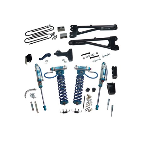 Superlift 05-07 Ford F-250/F-350 SD 4WD 6in Lift Kit w/Repl Radius Arms & King Coilovers Rear Shocks